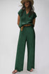 Knitted V Neck Sweater and Casual Pants Set